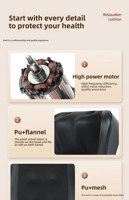 EaseLab Full-Back Shiatsu Massager