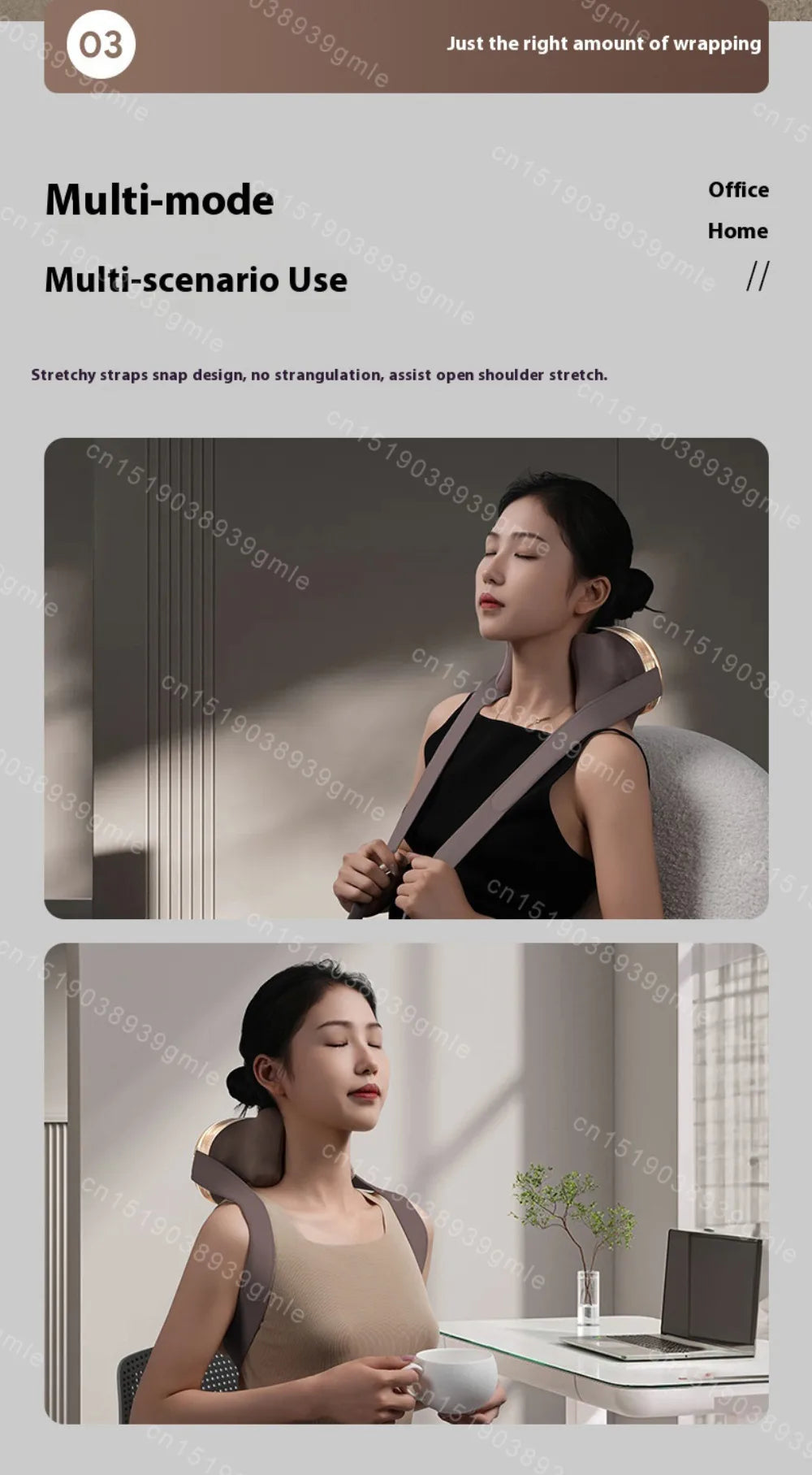 EaseLab Wireless Neck & Shoulder Shawl