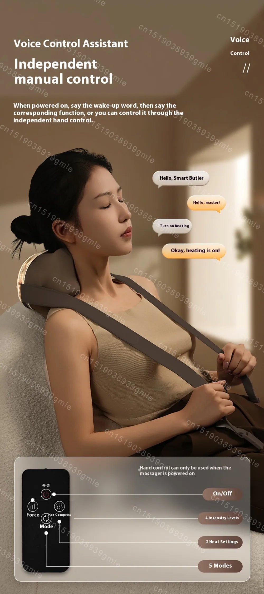 EaseLab Wireless Neck & Shoulder Shawl