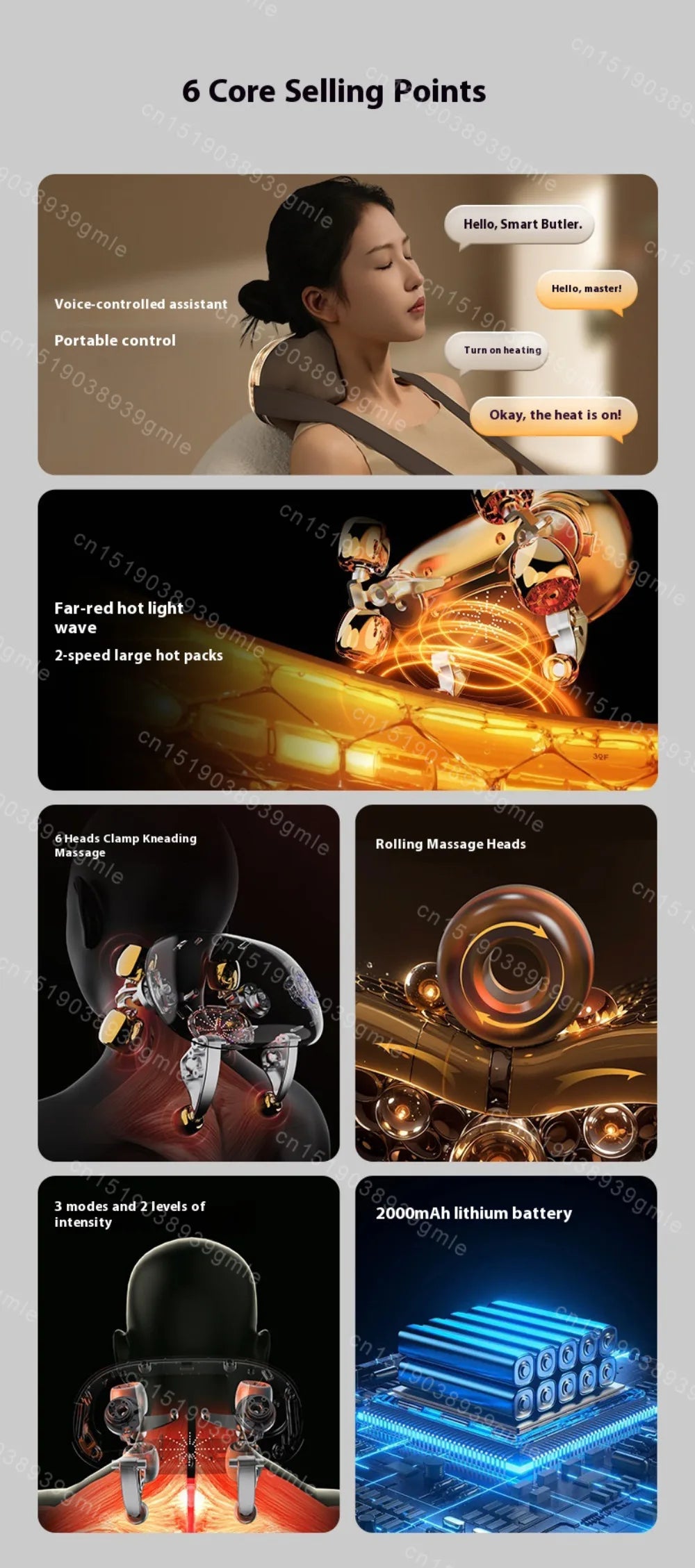 EaseLab Wireless Neck & Shoulder Shawl